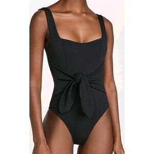L*Space Balboa One-Piece Classic Swimsuit Black Women’s Size XS NWT